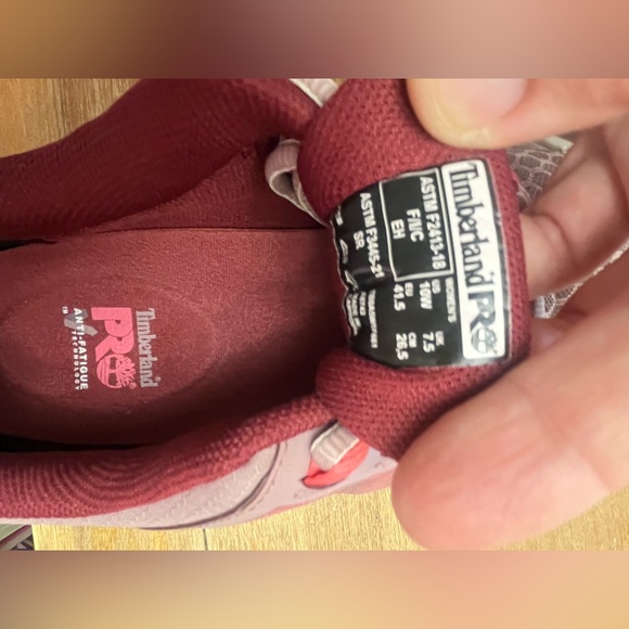 Timberland PRO Women's Pink and Red Sneakers - Picture 5 of 8